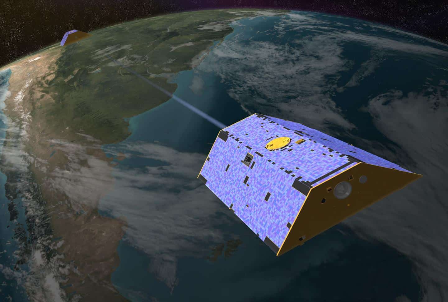 Mission GRACE-FO, partenariat entre le GFZ et la NASA pour mesurer le champ de gravitation terrestre