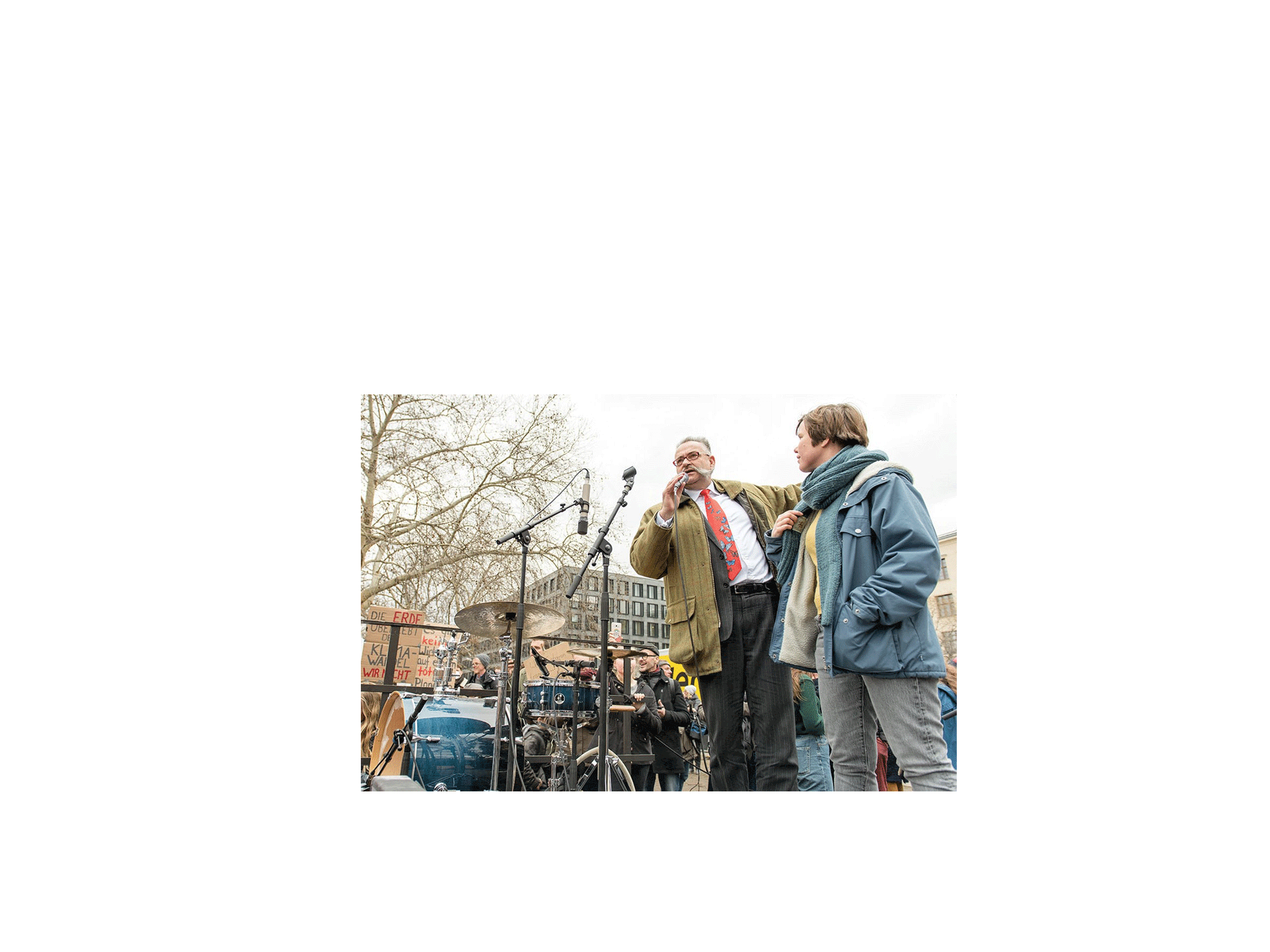 Le Museum d’histoire naturelle de Berlin dialogue avec les jeunes des manifestations du vendredi  pour la préservation du climat « Fridays for Future »
