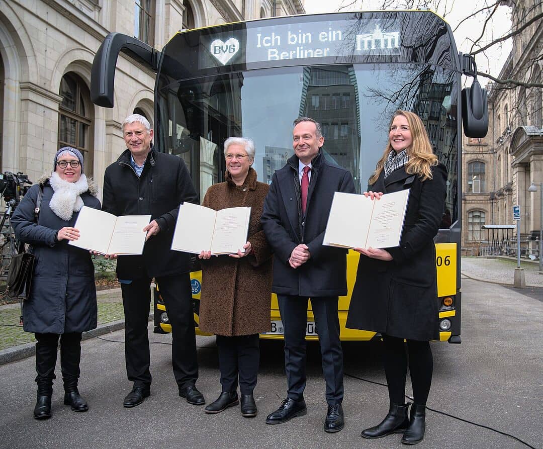 Projet d´électrification complète de la flotte de bus berlinoise