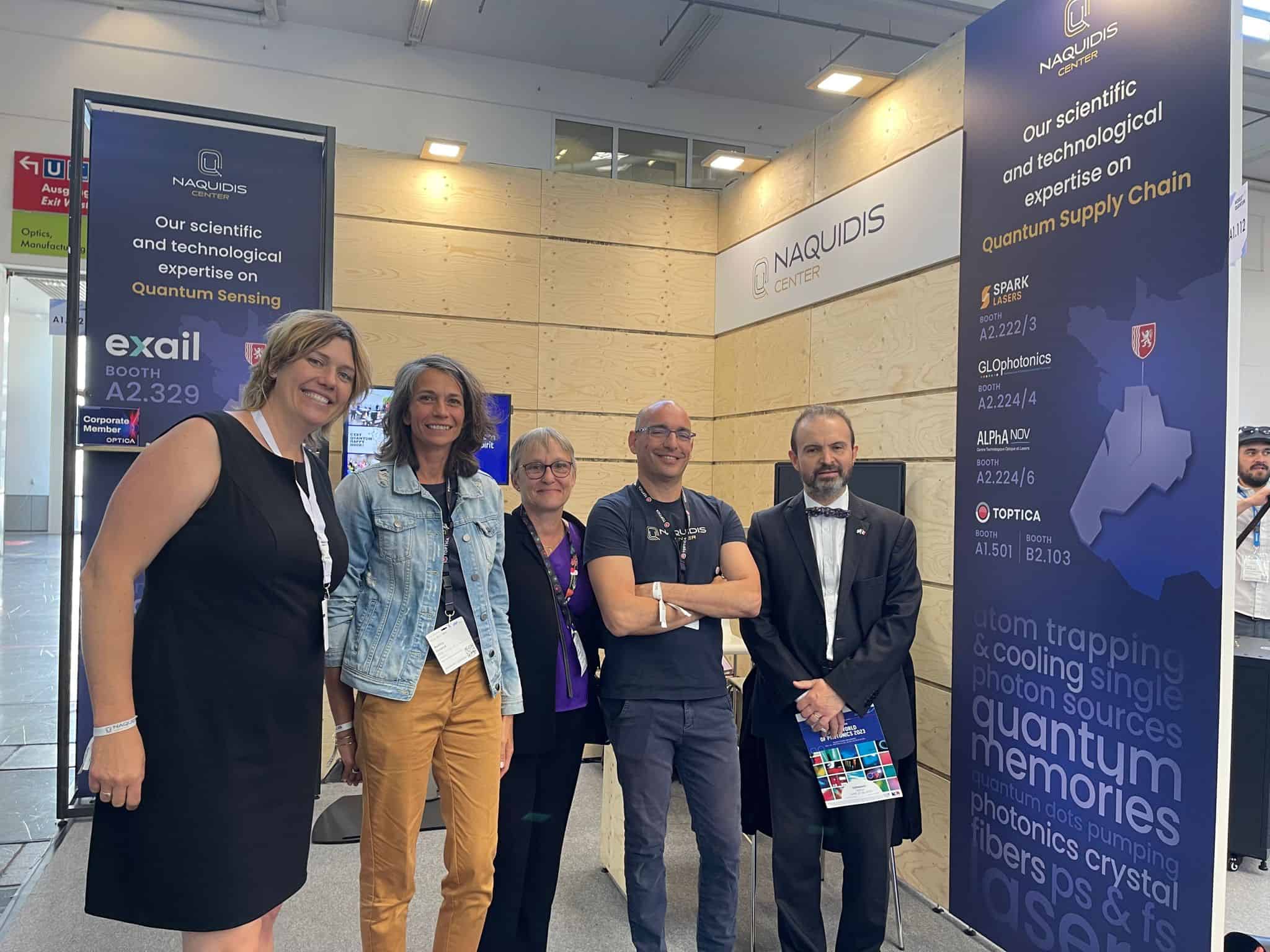 La France active aux salons scientifiques Laser World of Photonics et World of Quantum à Munich du 24 au 27 juin 2023.