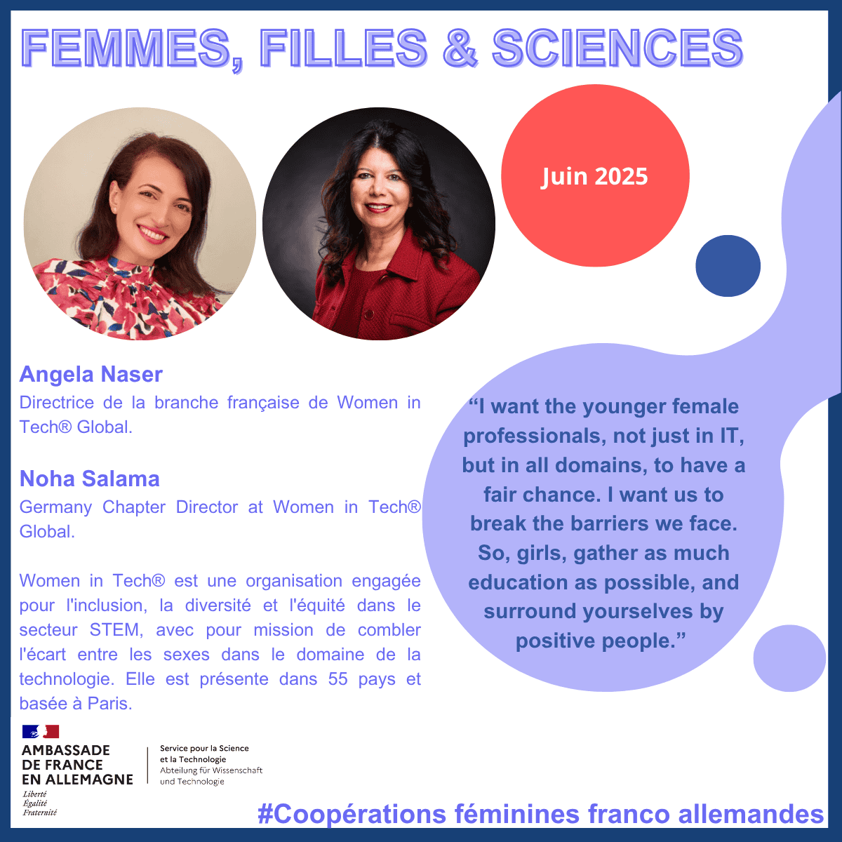 Entretien avec Angela Naser et Noha Salama.
